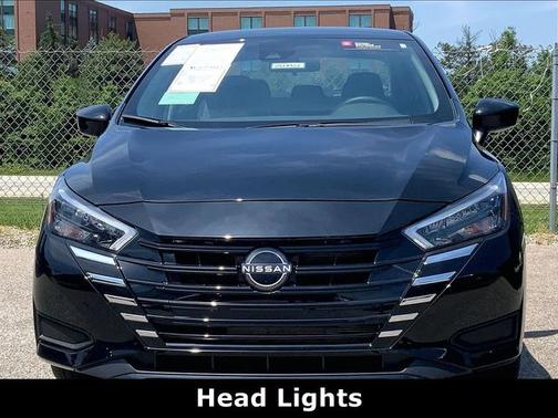 Black 2025 Nissan Versa 1.6 SV
