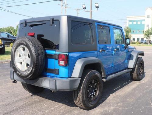 Hydro Blue Pearlcoat 2016 Jeep Wrangler Unlimited Sport