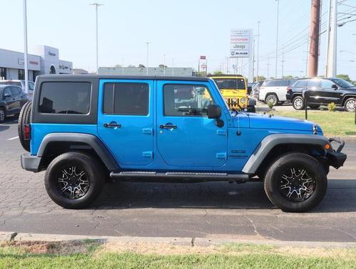 Hydro Blue Pearlcoat 2016 Jeep Wrangler Unlimited Sport