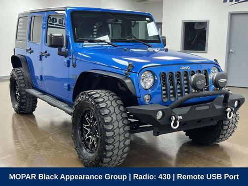 Hydro Blue Pearlcoat 2016 Jeep Wrangler Unlimited Sport