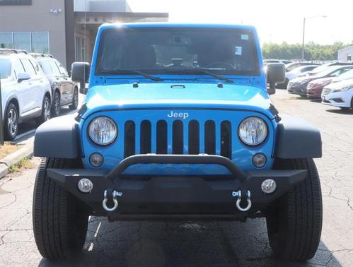 Hydro Blue Pearlcoat 2016 Jeep Wrangler Unlimited Sport