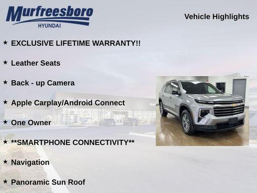 Sterling Gray Metallic 2024 Chevrolet Traverse LT