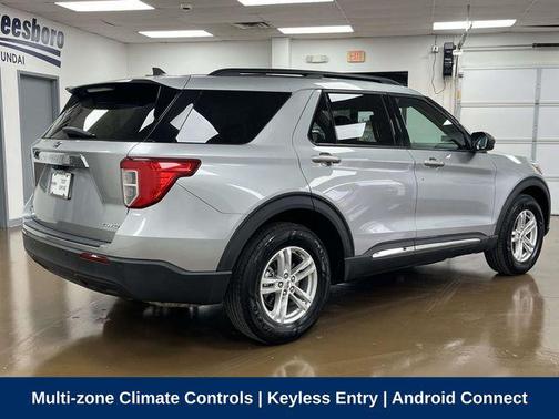 Silver Metallic 2022 Ford Explorer XLT