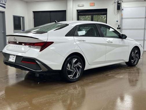 Serenity White 2025 Hyundai ELANTRA Sport
