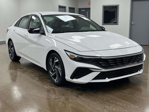 Serenity White 2025 Hyundai ELANTRA Sport