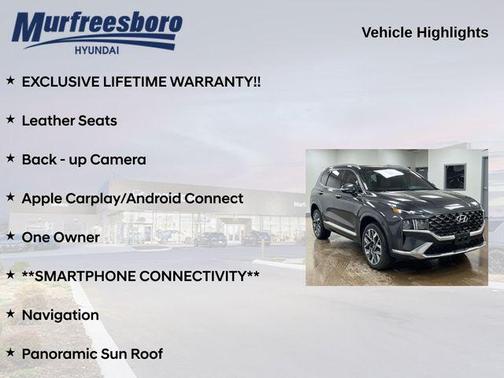 Portofino Gray 2023 Hyundai SANTA FE Calligraphy
