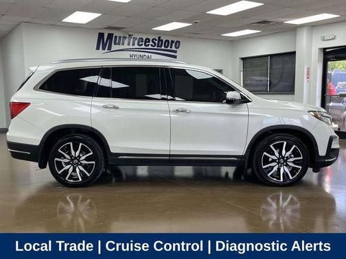White Diamond Pearl 2019 Honda Pilot Touring 8-Passenger