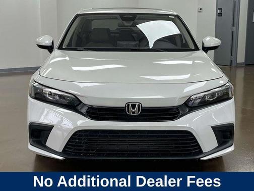 Platinum White Pearl 2024 Honda Civic EX