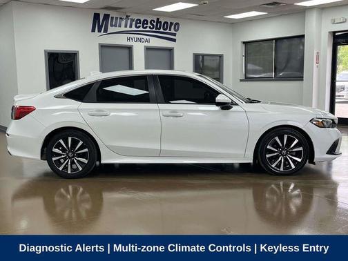 Platinum White Pearl 2024 Honda Civic EX