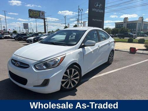 Century White 2017 Hyundai Accent Value Edition