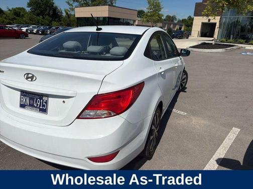 Century White 2017 Hyundai Accent Value Edition