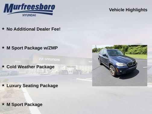 Deep Sea Blue Metallic 2013 BMW X5 xDrive35i