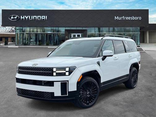 Serenity White 2026 Hyundai SANTA FE HEV Calligraphy