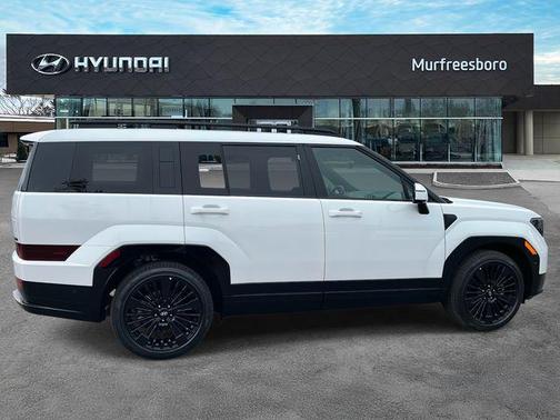 Serenity White 2026 Hyundai SANTA FE HEV Calligraphy