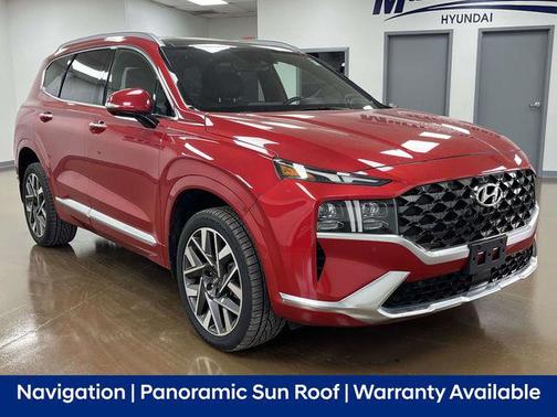 Calypso Red 2022 Hyundai SANTA FE Calligraphy