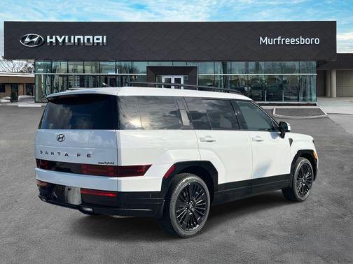 Serenity White 2026 Hyundai SANTA FE HEV Calligraphy