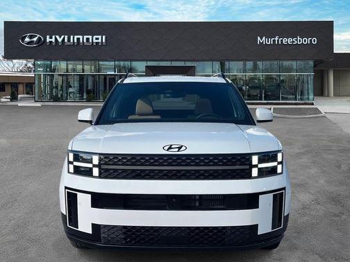 Serenity White 2026 Hyundai SANTA FE HEV Calligraphy