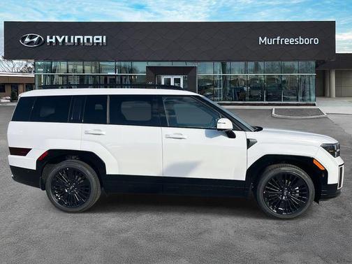 Serenity White 2026 Hyundai SANTA FE HEV Calligraphy