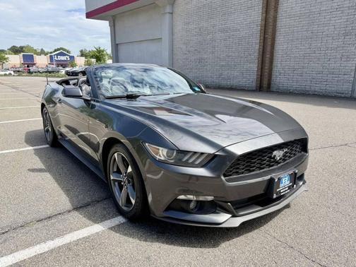 Gray 2016 Ford Mustang EcoBoost Premium