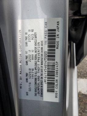 2016 Mazda Mazda6 i Touring