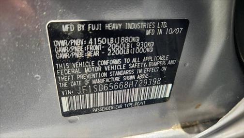 2008 Subaru Forester 2.5 X Premium