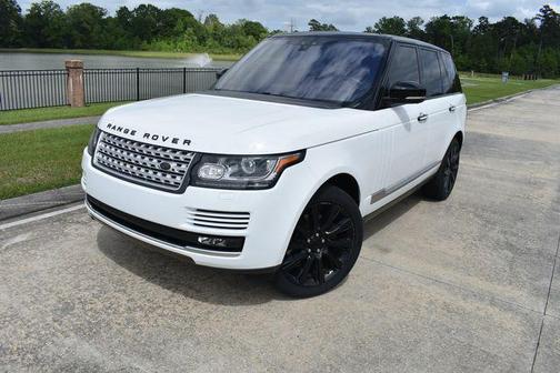 White 2017 Land Rover Range Rover 3.0L Turbocharged Diesel HSE Td6