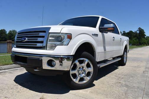 White Platinum Metallic Tri-Coat 2014 Ford F-150 Lariat
