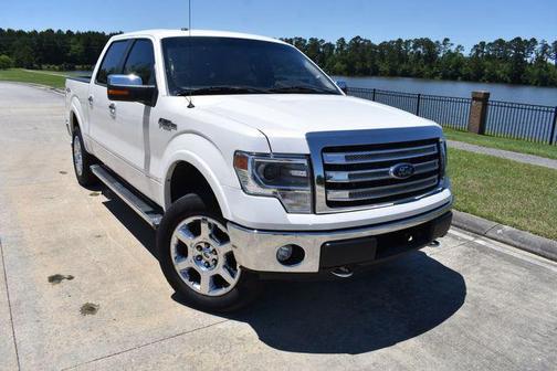 White Platinum Metallic Tri-Coat 2014 Ford F-150 Lariat