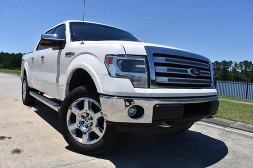 White Platinum Metallic Tri-Coat 2014 Ford F-150 Lariat