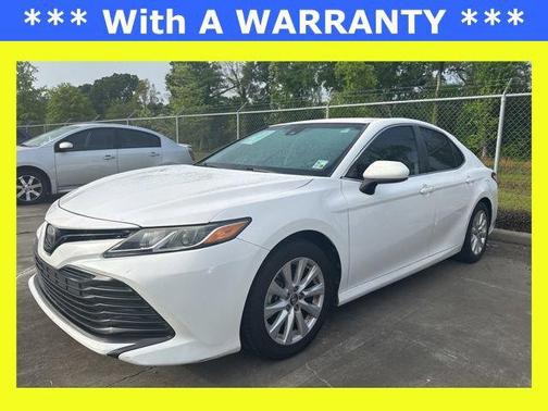 Super White 2019 Toyota Camry LE