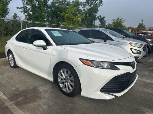 Super White 2019 Toyota Camry LE