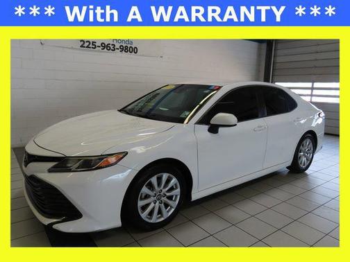 Super White 2019 Toyota Camry LE