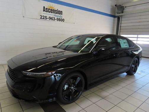 Crystal Black Pearl 2026 Honda Accord Hybrid Sport-L