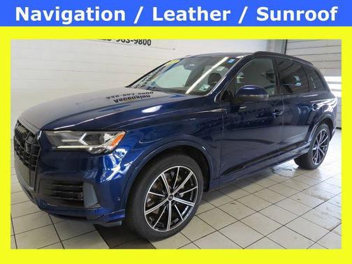 Navarra Blue Metallic 2021 Audi Q7 55 Premium Plus