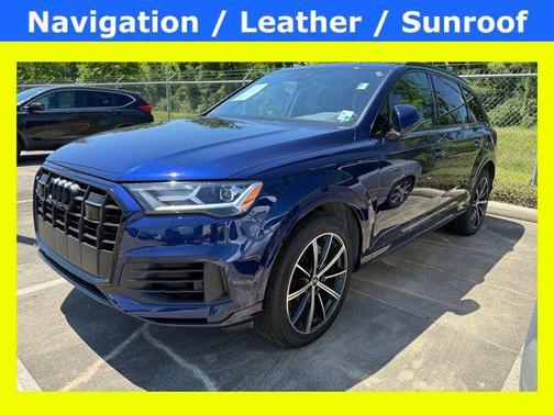 Navarra Blue Metallic 2021 Audi Q7 55 Premium Plus