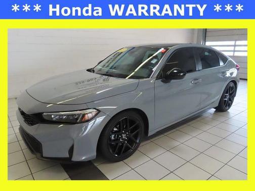 Gray 2025 Honda Civic Sport