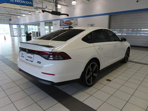 Platinum White Pearl 2026 Honda Accord Hybrid Sport
