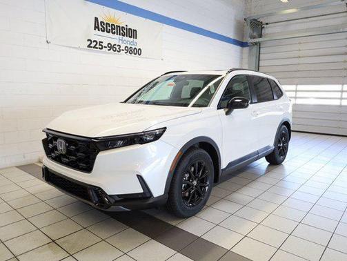Platinum White Pearl 2026 Honda CR-V Hybrid Sport-L FWD
