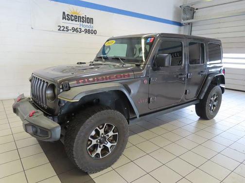 Granite Crystal Metallic Clearcoat 2018 Jeep Wrangler Unlimited Rubicon