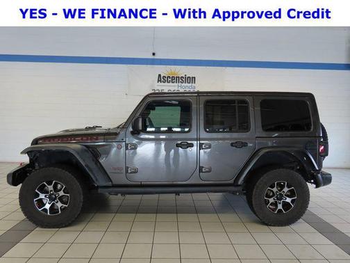 Granite Crystal Metallic Clearcoat 2018 Jeep Wrangler Unlimited Rubicon