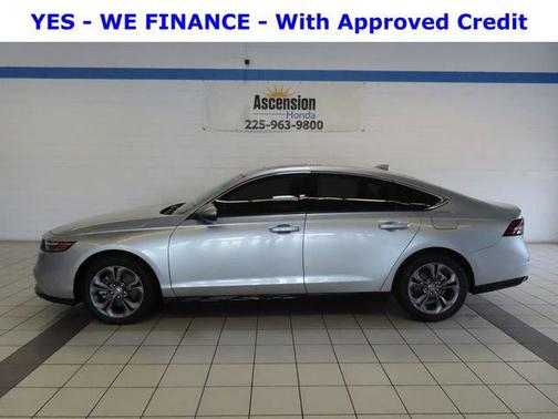Solar Silver Metallic 2025 Honda Accord Hybrid EX-L