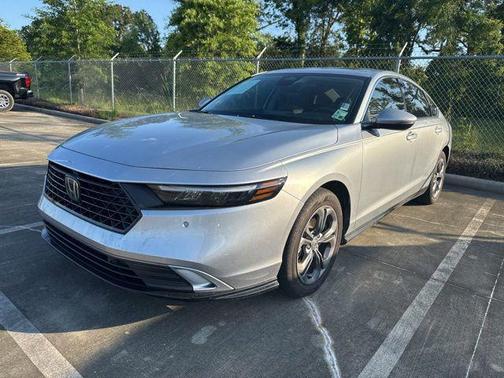 Solar Silver Metallic 2025 Honda Accord Hybrid EX-L
