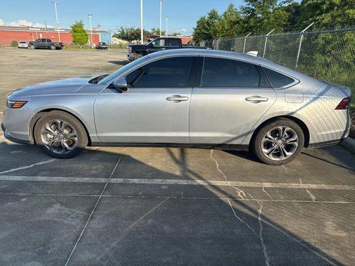 Solar Silver Metallic 2025 Honda Accord Hybrid EX-L