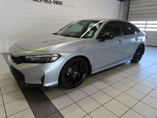 Solar Silver Metallic 2025 Honda Civic Sport