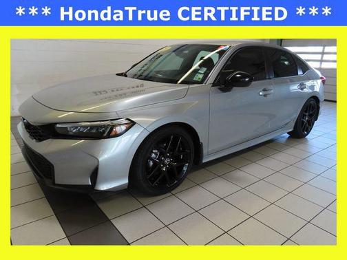 Solar Silver Metallic 2025 Honda Civic Sport