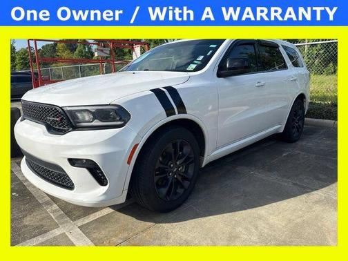 White Knuckle Clearcoat 2021 Dodge Durango SXT Plus