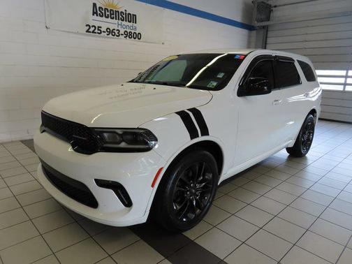 White Knuckle Clearcoat 2021 Dodge Durango SXT Plus