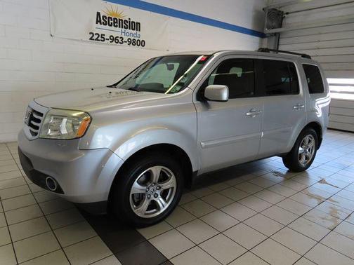 Alabaster Silver Metallic 2013 Honda Pilot EX-L