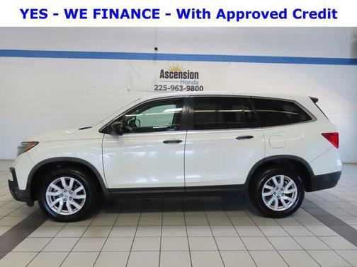 White Diamond Pearl 2019 Honda Pilot LX