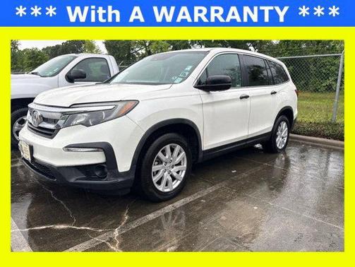 White Diamond Pearl 2019 Honda Pilot LX